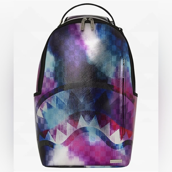 Sprayground Multicolor Shark Backpack - Picture 1 of 11